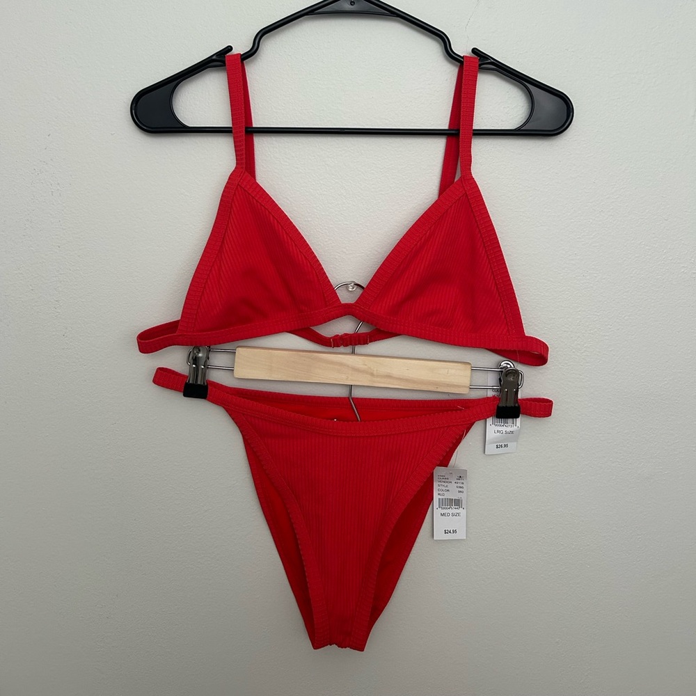 PACSUN LA HEARTS BIKINI BOTTOMS ONLY NWT